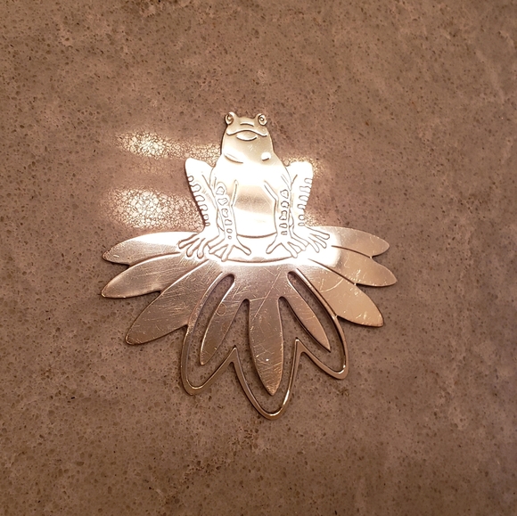 Tiffany & Co Frog Lily Pad Bookmark (Rare)
